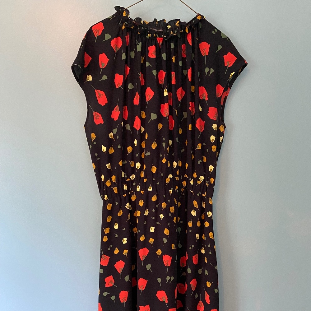 Size 14 Banana Republic Floral Print Midi Dress